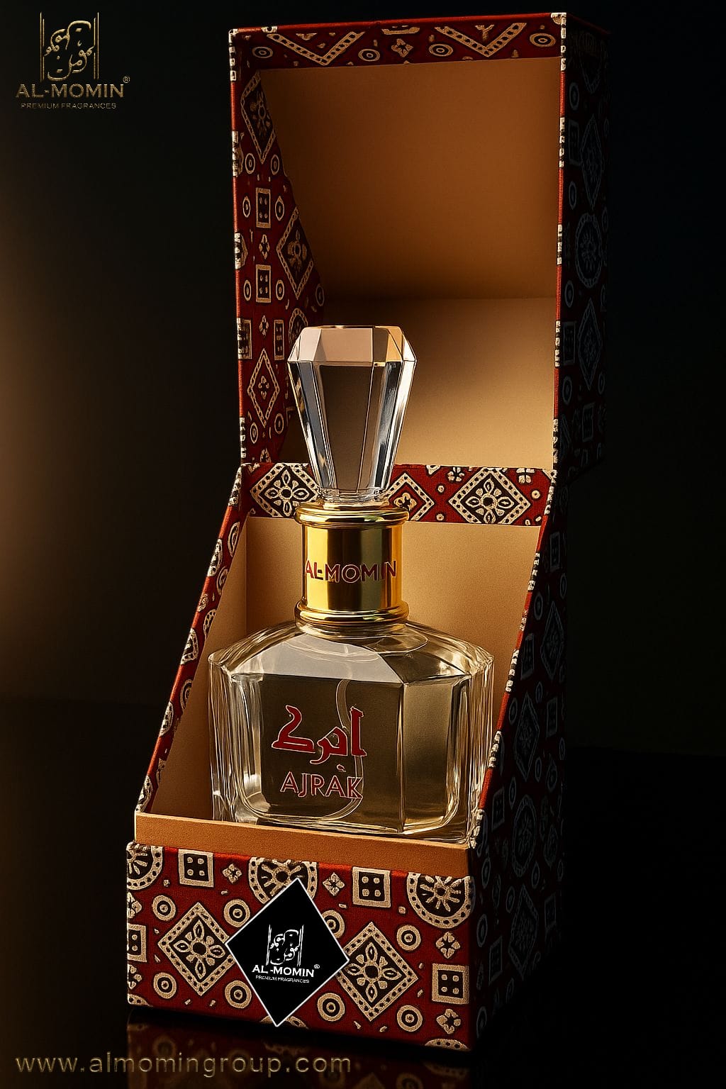 ajrak – premium arabian & western unisex perfume | natural long lasting fragrance | 100ml eau de parfum by al momin ajrak – premium arabian & western unisex perfume | natural long lasting fragrance | 100ml eau de parfum by al momin